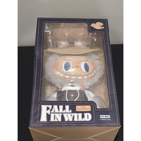 POP MART Labubu The Monsters- Fall In Wild Series Big Plush Doll Brand New - Picture 1 of 6